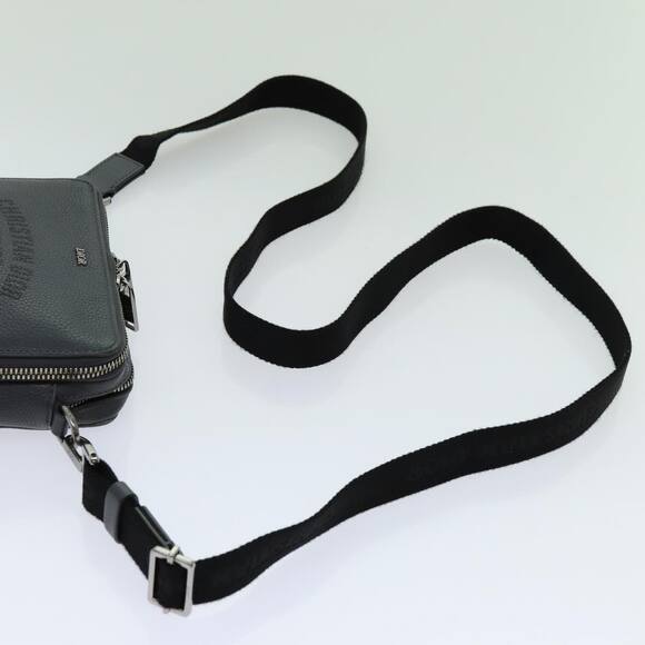 DIOR Shoulder Bag Leather Gray - Picture 8 of 13